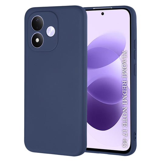 Suojakuori Xiaomi Redmi Note 17 4G / Note 17 5G -puhelimelle, Techsuit SoftFlex, laivastonsininen