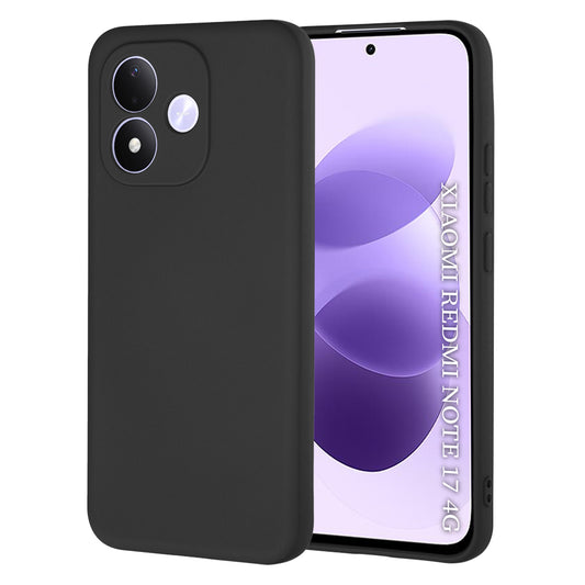 Kuori Xiaomi Redmi Note 17 4G / Note 17 5G:lle, Techsuit, SoftFlex, Musta
