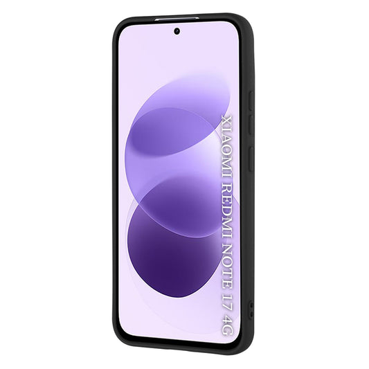 Kuori Xiaomi Redmi Note 17 4G / Note 17 5G:lle, Techsuit, SoftFlex, Musta
