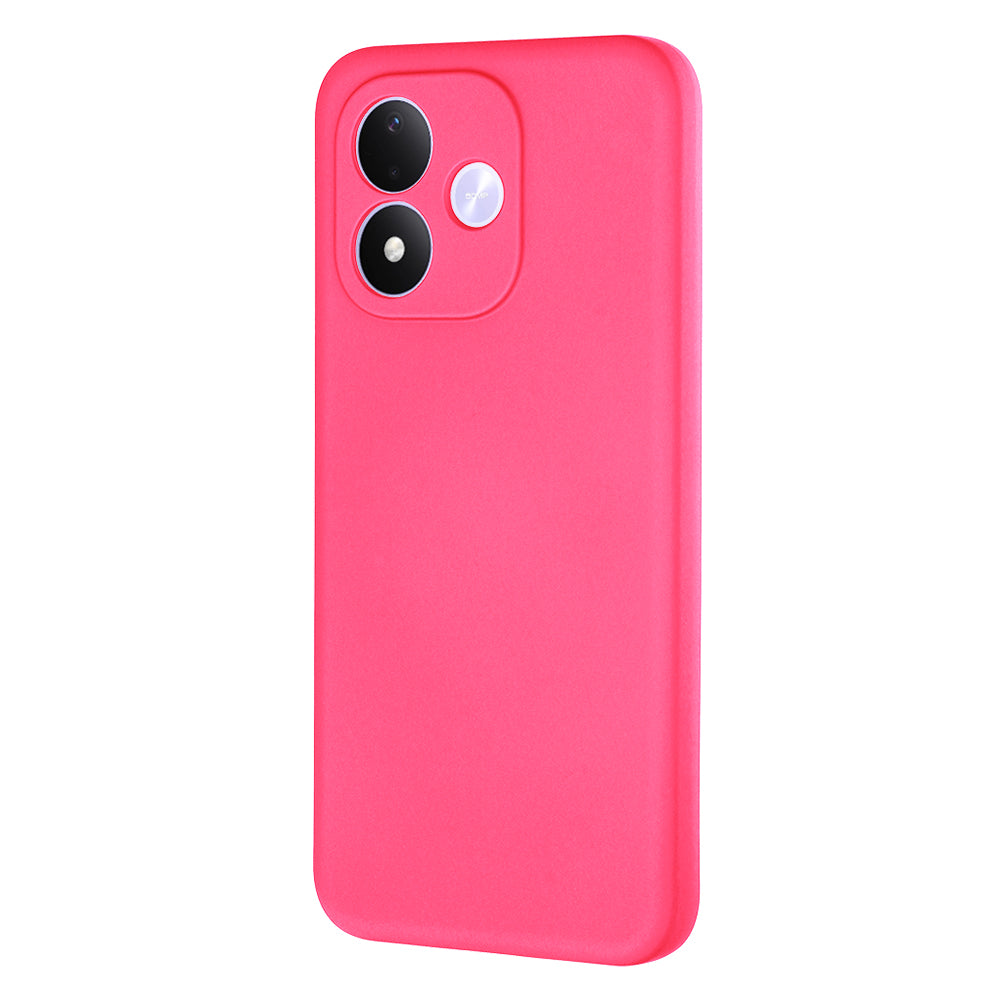 Suojakuori Xiaomi Redmi Note 17 4G / Note 17 5G -puhelimelle, Techsuit SoftFlex, tummanpunainen