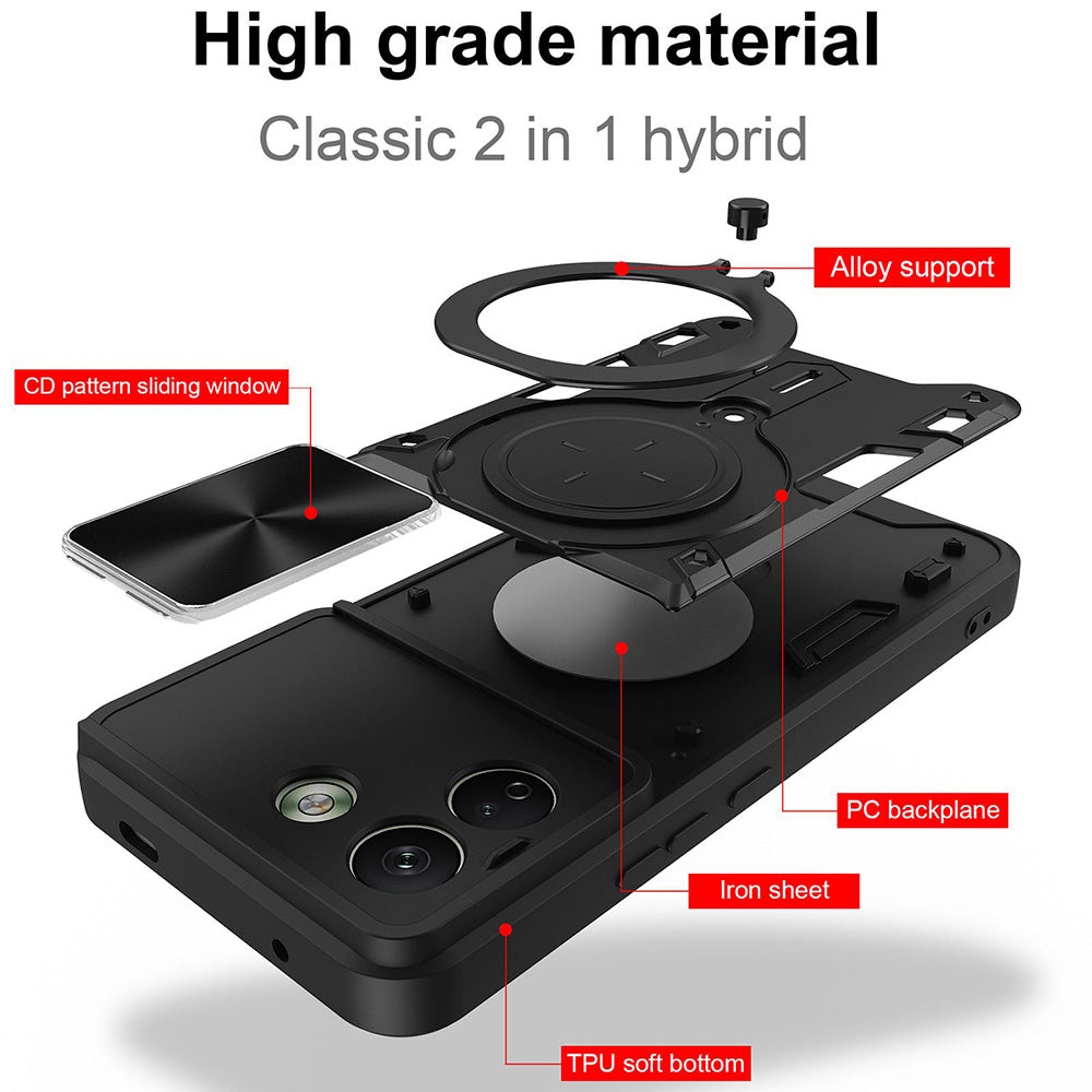 Suojakuori Xiaomi Redmi Note 17 Pro Max -puhelimelle, Techsuit CamGuard Pro, ruusukulta