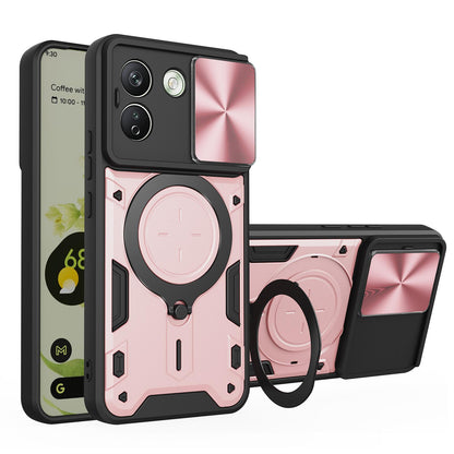 Suojakuori Xiaomi Redmi Note 17 Pro Max -puhelimelle, Techsuit CamGuard Pro, ruusukulta