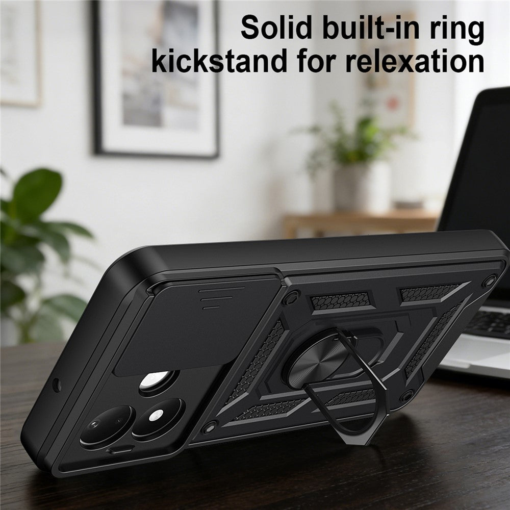 Kotelo Xiaomi Redmi Note 17 Pro Max -puhelimelle, Techsuit, CamShield, musta
