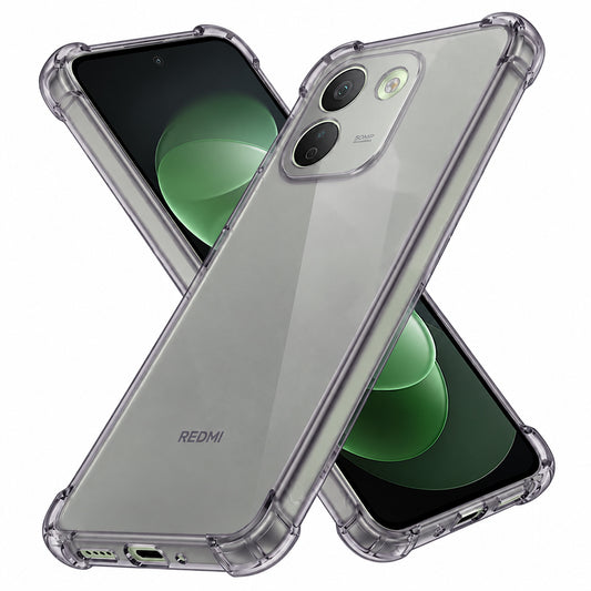 Kuori Xiaomi Redmi Note 17 Pro Maxille, Techsuit, Iskunkestävä Kirkas, Savunvärinen