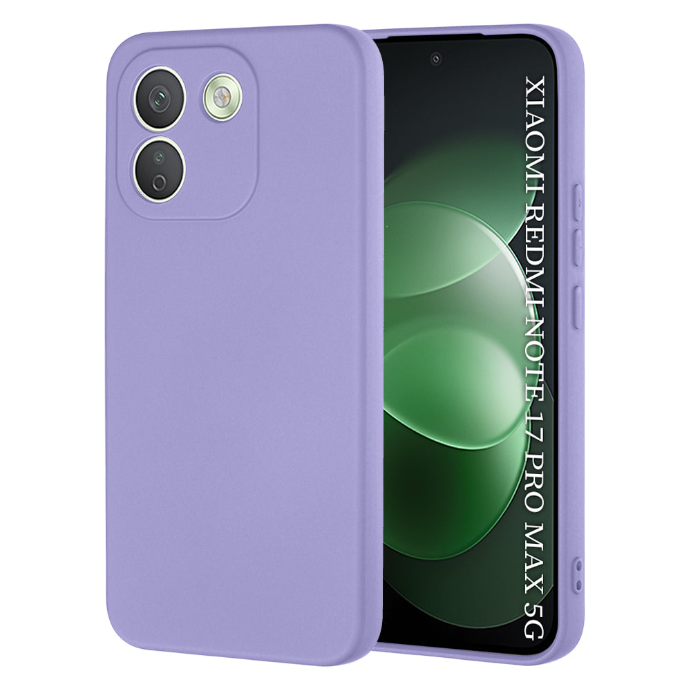 Case for Xiaomi Redmi Note 17 Pro Max, Techsuit, SoftFlex, Light Purple