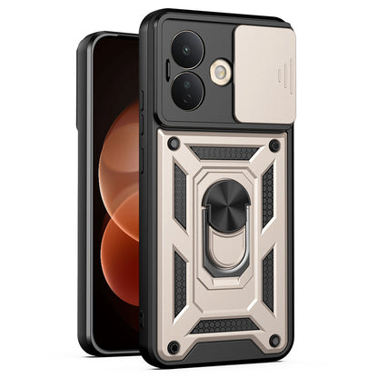 Kotelo Xiaomi Redmi Note 17 Pro -puhelimelle, Techsuit CamShield, kultainen