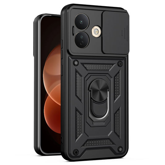 Suojakuori Xiaomi Redmi Note 17 Pro -puhelimelle, Techsuit, CamShield, musta