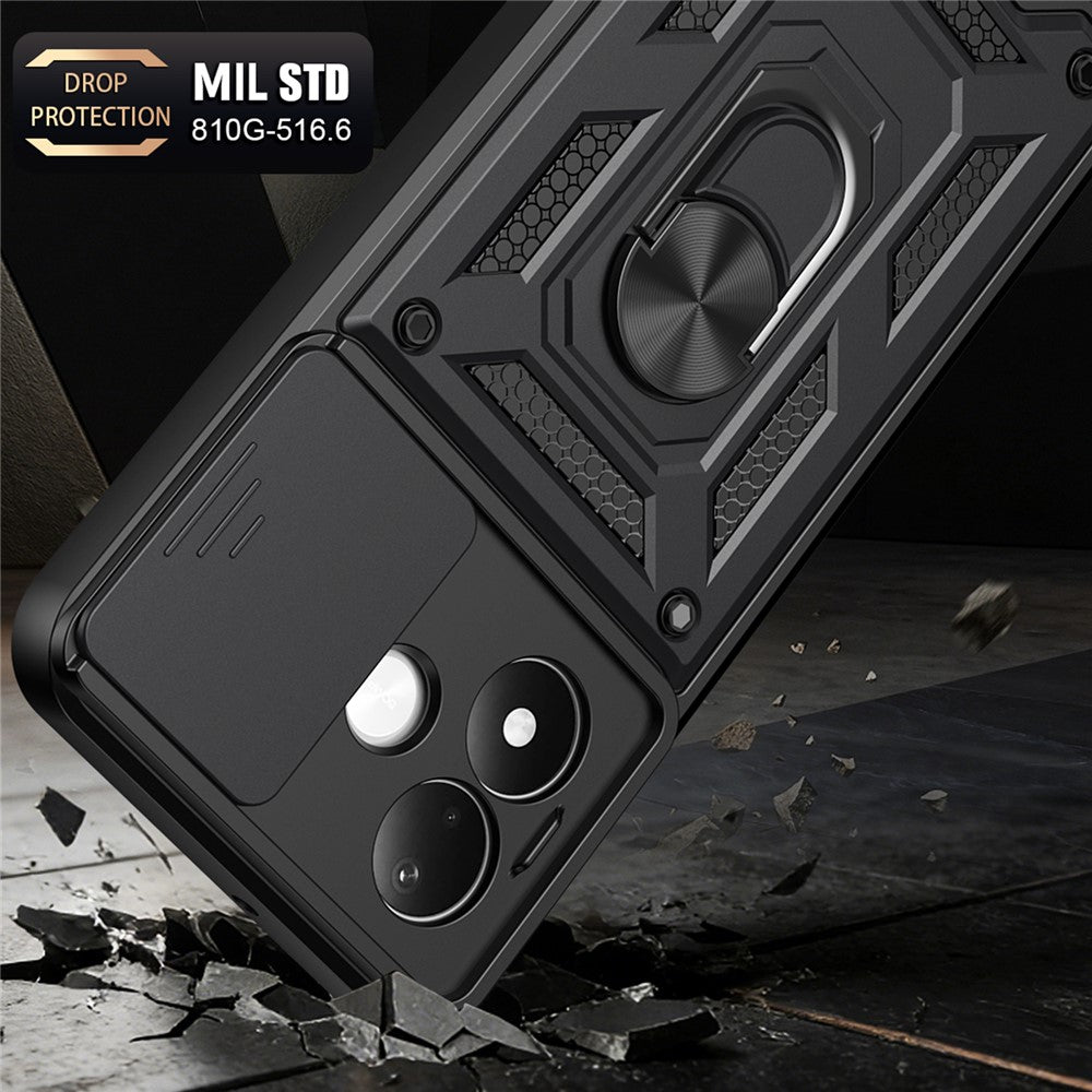 Case for Xiaomi Redmi Note 17 Pro, Techsuit, CamShield, Rose Gold
