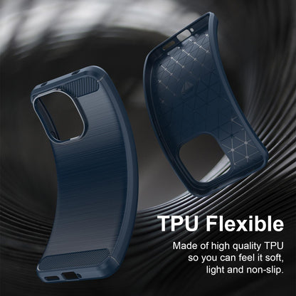 Suojakuori Xiaomi Redmi Note 17 Pro -puhelimelle, Techsuit, Carbon, sininen