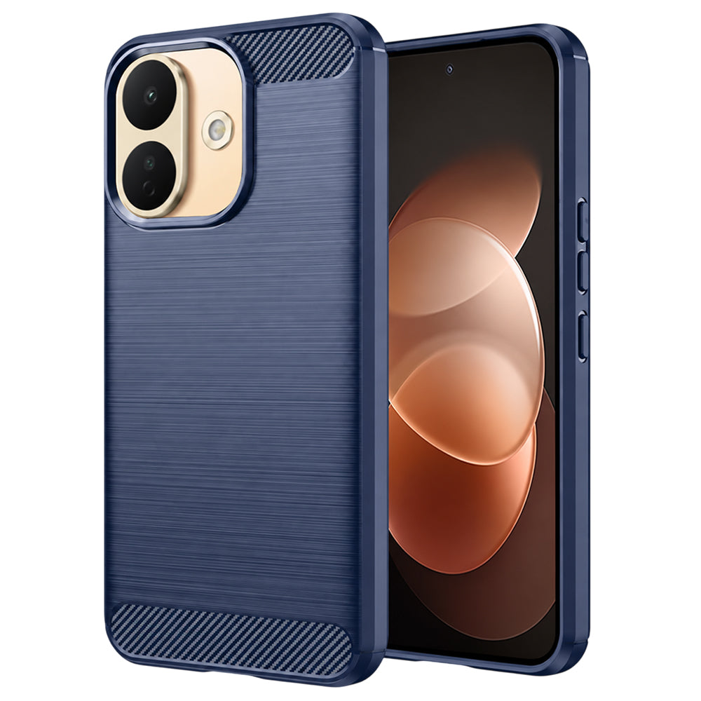 Suojakuori Xiaomi Redmi Note 17 Pro -puhelimelle, Techsuit, Carbon, sininen