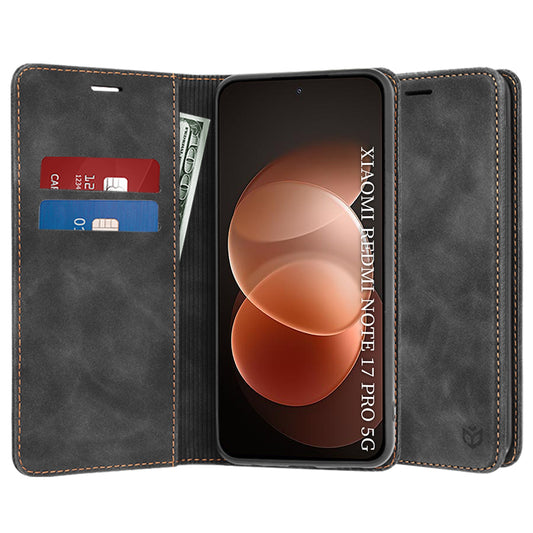 Suojakuori Xiaomi Redmi Note 17 Pro -puhelimelle, Techsuit Confy, musta
