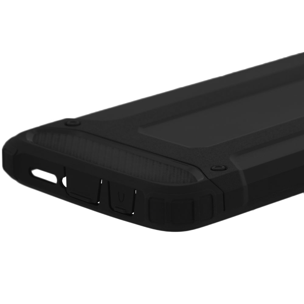 Case for Xiaomi Redmi Note 8 Pro, Techsuit, Hybrid Armor, Black