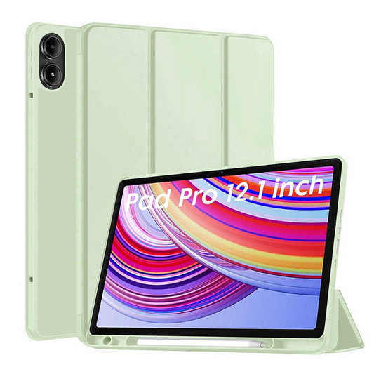 Kuori Xiaomi Redmi Pad Pro / Pad / Pad Pro 5G:lle, Techsuit, Flex Trifold, Vihreä Matcha