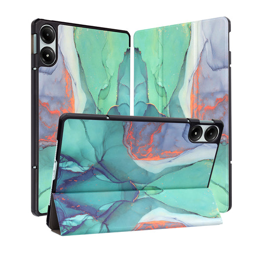 Kuori Xiaomi Redmi Pad Pro / Pad / Pad Pro 5G:lle, Techsuit, FoldPro Green Time, monivärinen