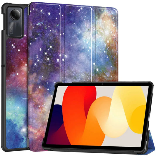 Kuori Xiaomi Redmi Pad SE:lle, Techsuit, FoldPro Galaxy, monivärinen