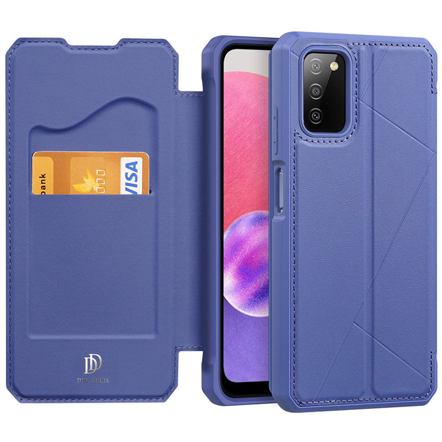 Kotelo Samsung Galaxy A03s A037, DUX DUCIS, Skin X, sininen