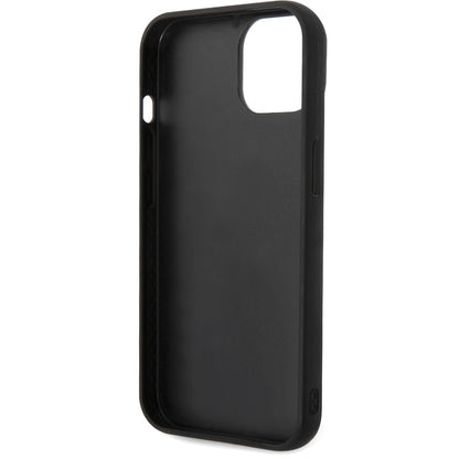 Kotelo Apple iPhone 14 Plus -puhelimelle, Karl Lagerfeld, Quilted Puffy Metal Logo, Musta