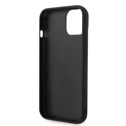 Kotelo Apple iPhone 14 Plus -puhelimelle, Karl Lagerfeld, Quilted Puffy Metal Logo, Musta