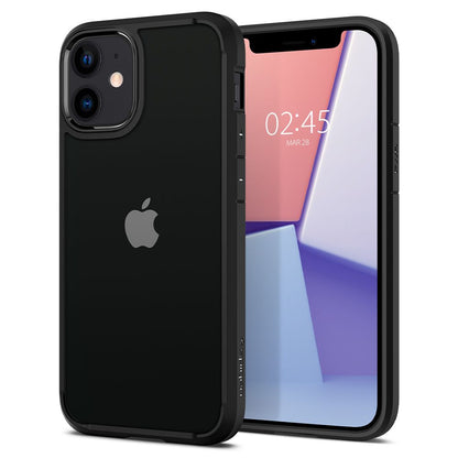 Kotelo Apple iPhone 12 / 12 Prolle, Spigen, Ultra Hybrid, Musta ACS01703