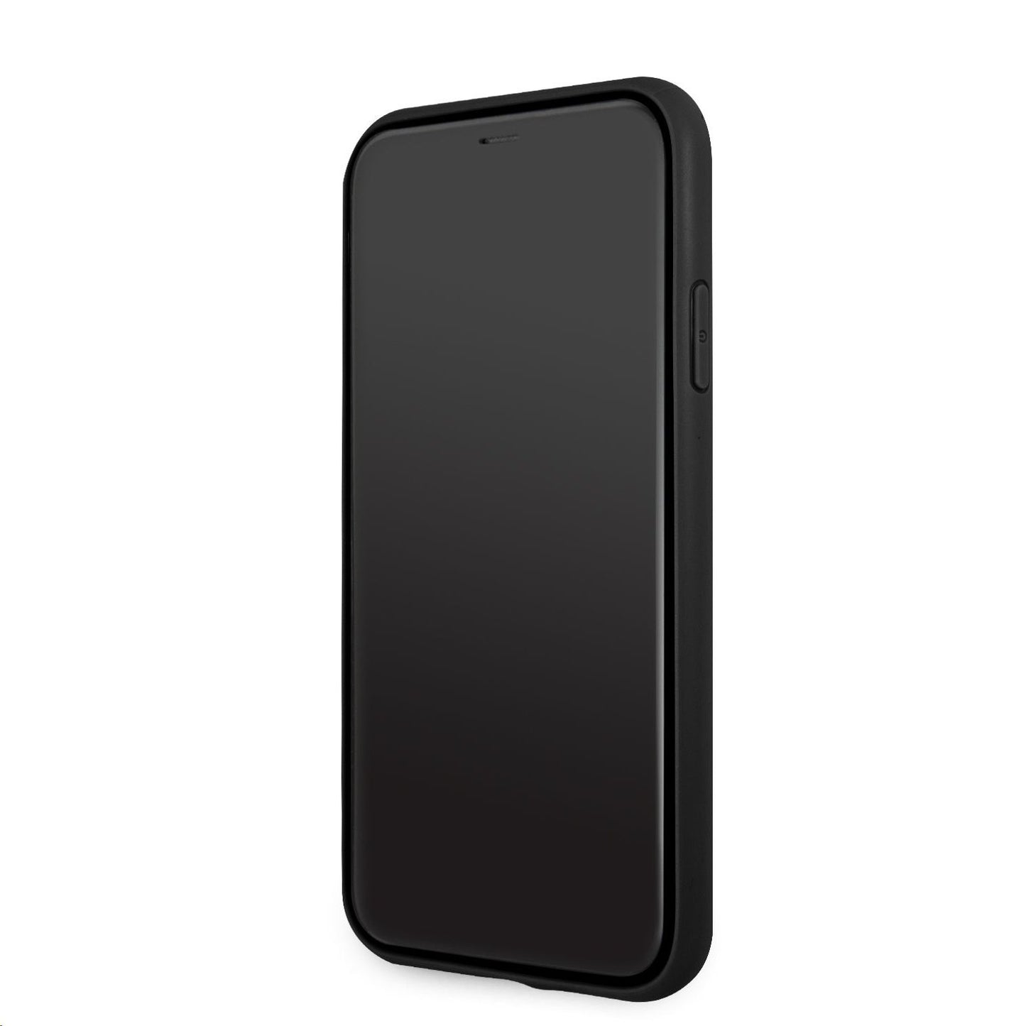 Suojakotelo Apple iPhone 11:lle, Guess, 4G Metal Logo, Harmaa