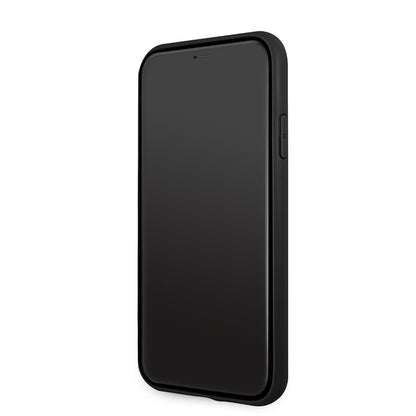 Suojakotelo Apple iPhone 11:lle, Guess, 4G Metal Logo, Harmaa
