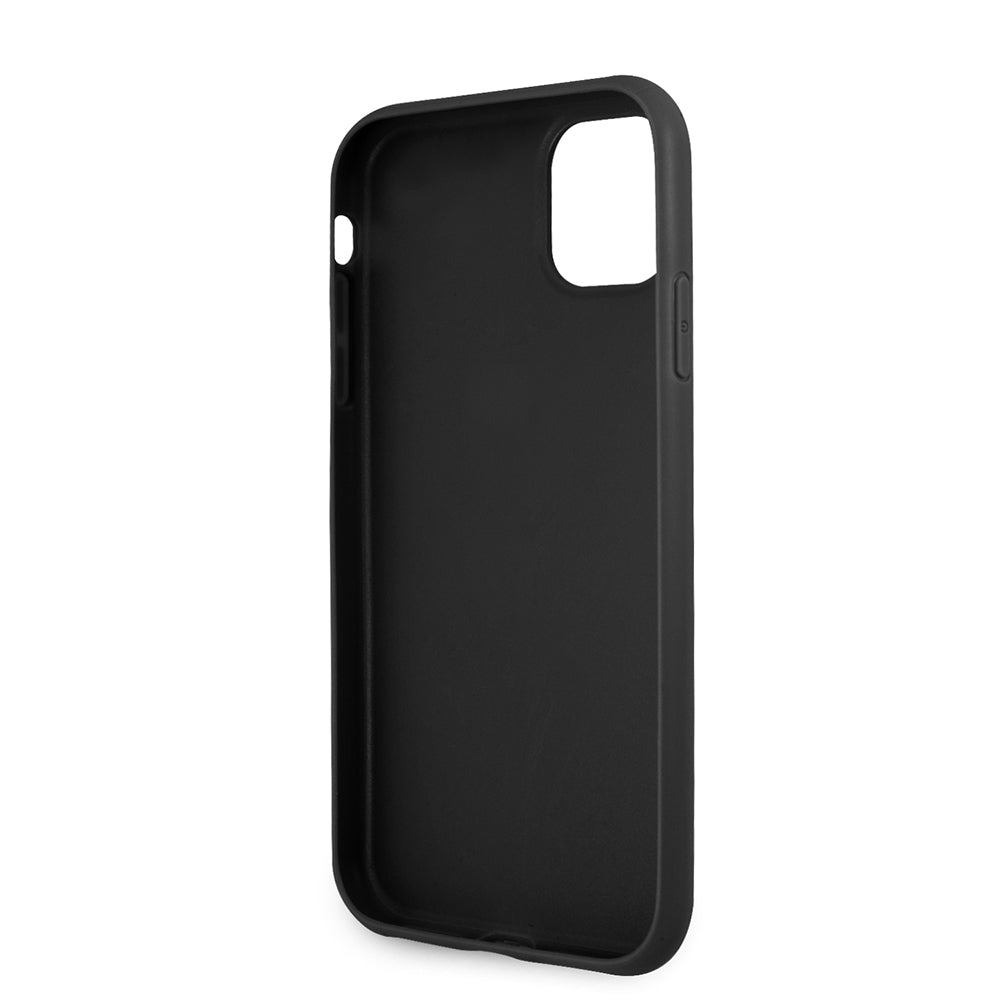 Suojakotelo Apple iPhone 11:lle, Guess, 4G Metal Logo, Harmaa
