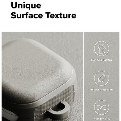 Ringke Onyx Magnetic -suojakotelo Samsung Galaxy Buds4 / Buds4 Prolle, Harmaa