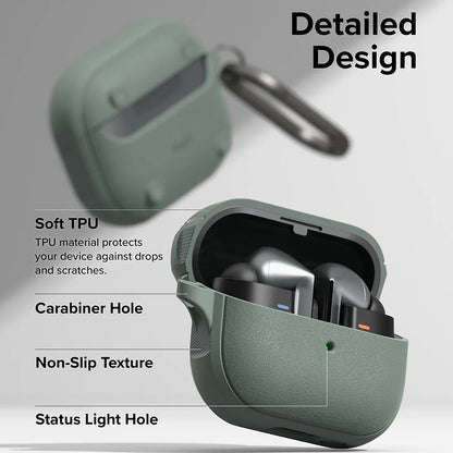 Ringke Onyx Magneettikotelo Samsung Galaxy Buds3 FE / Buds3 Pro / Buds3, Vihreä