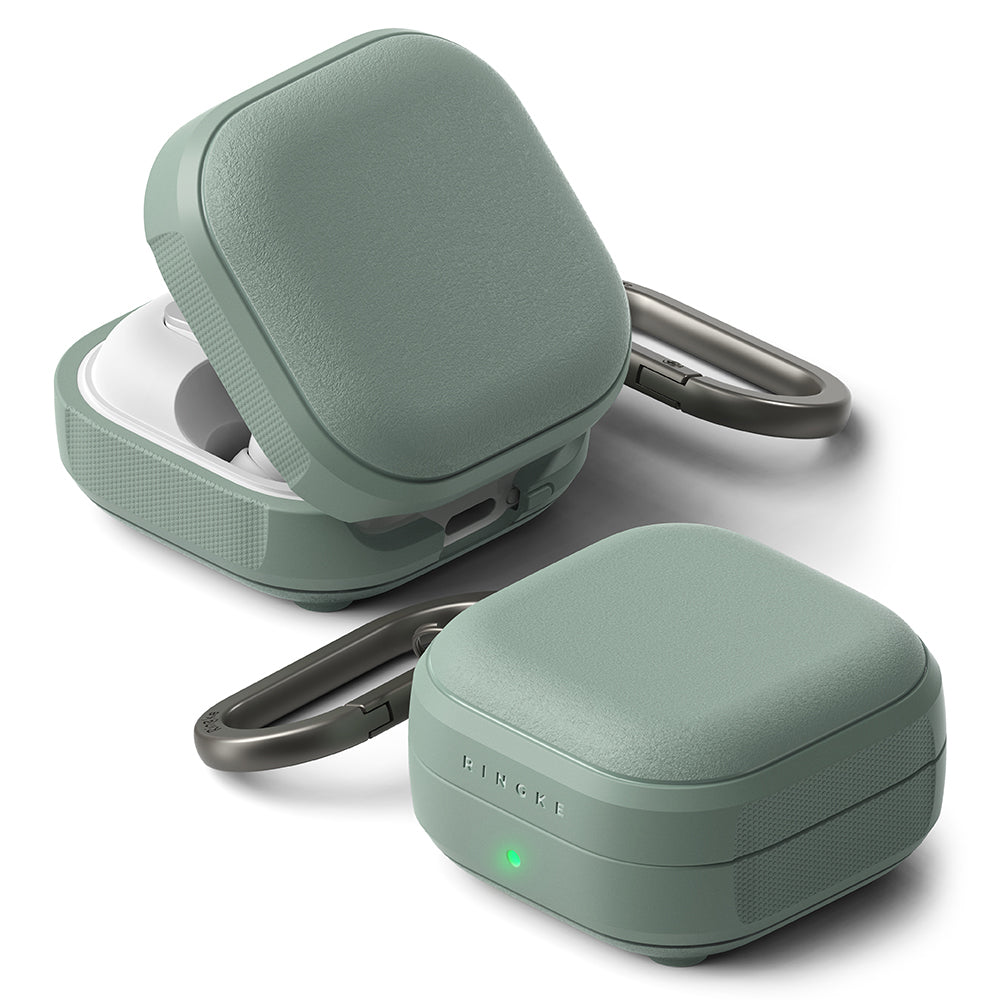 Ringke Onyx Magnetic -suojakotelo Samsung Galaxy Buds4 / Buds4 Prolle, Vihreä