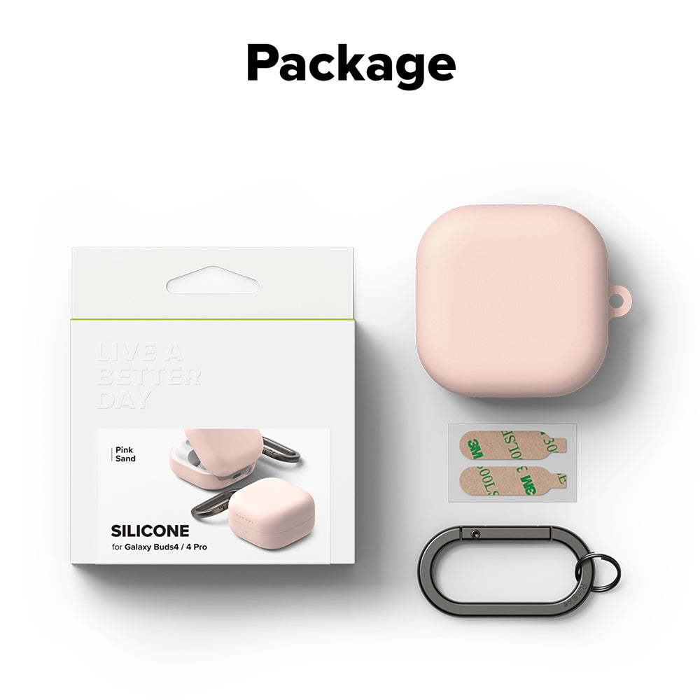 Ringke-kotelo Samsung Galaxy Buds 4 Pro:lle, Pinkki