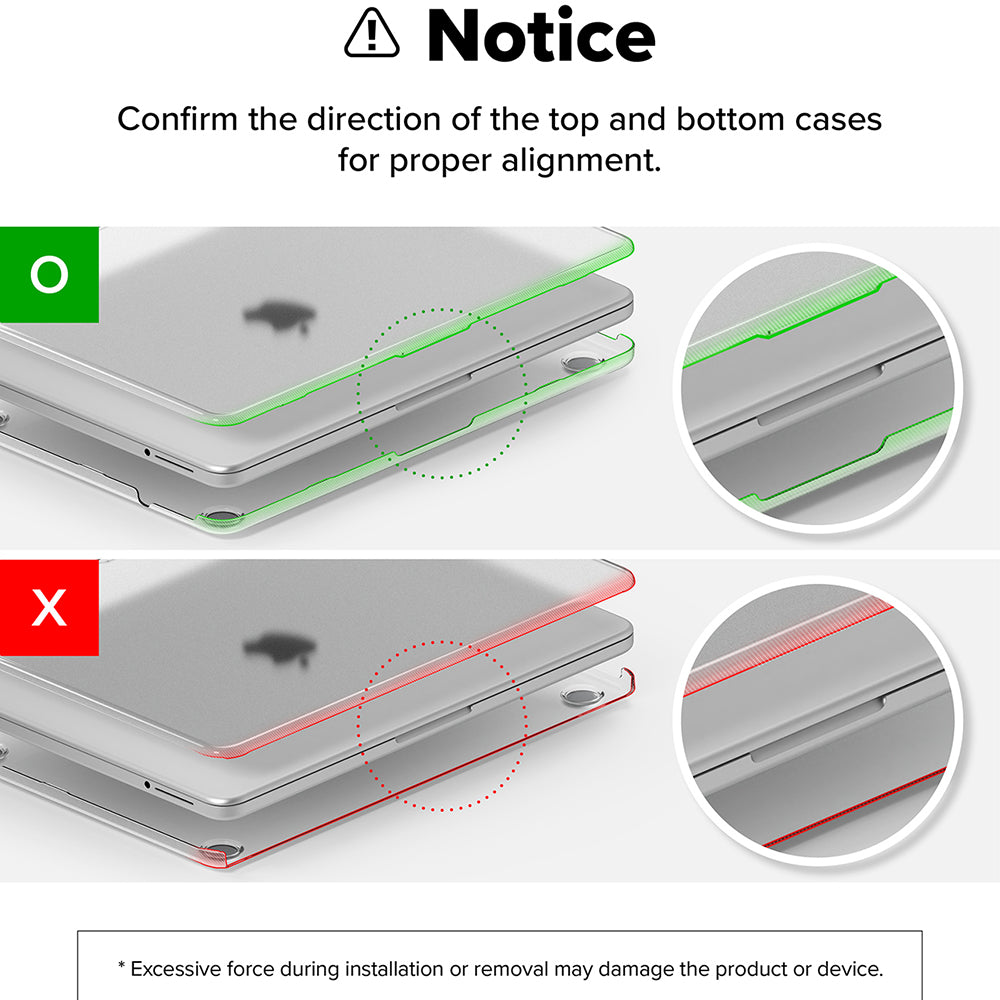 Ringke Slim -suojakuori Apple MacBook Neo 13 tuumalle, mattapintainen läpinäkyvä