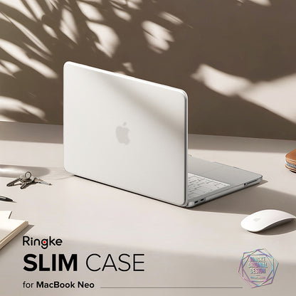 Ringke Slim -suojakuori Apple MacBook Neo 13 tuumalle, mattapintainen läpinäkyvä