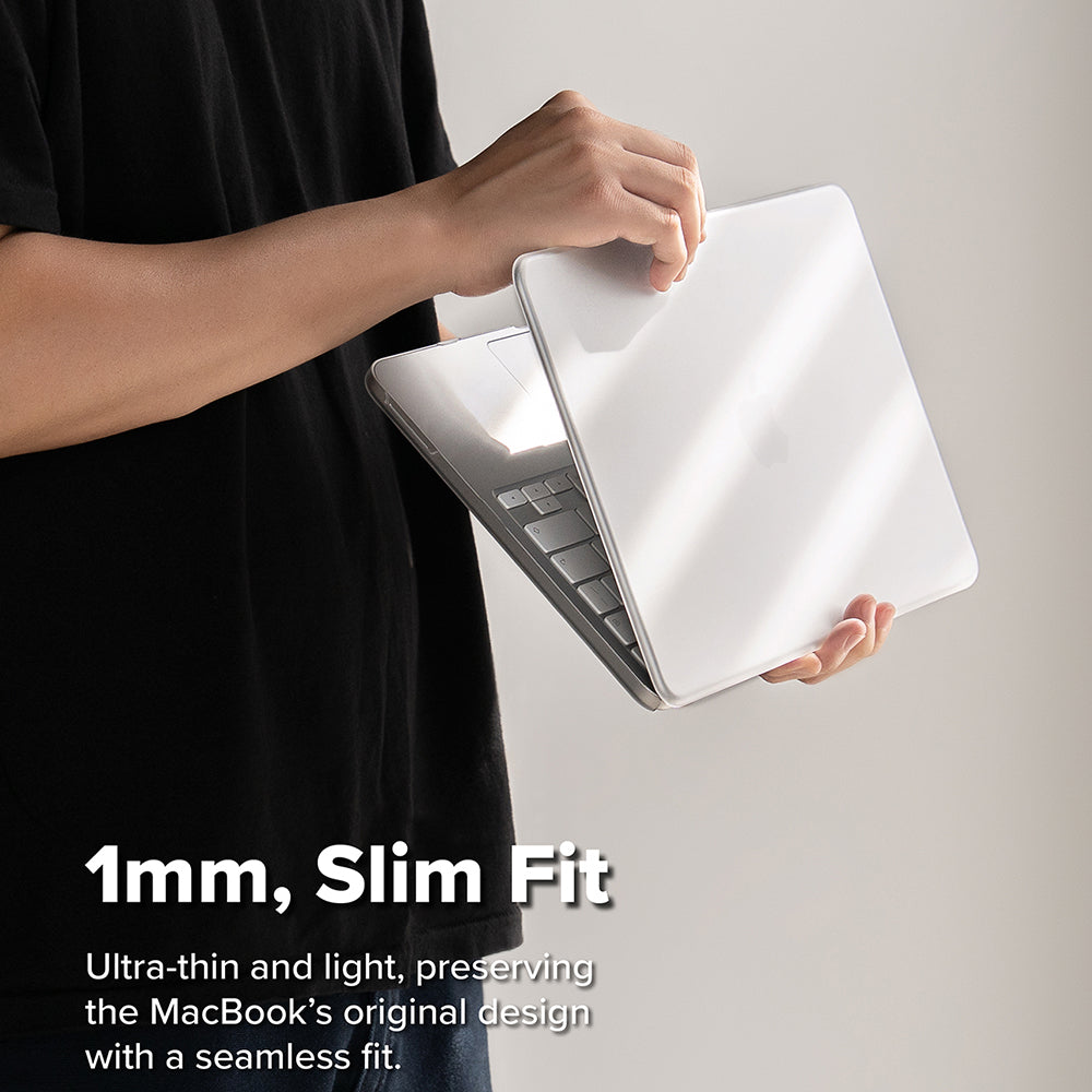 Ringke Slim -suojakuori Apple MacBook Neo 13 tuumalle, mattapintainen läpinäkyvä