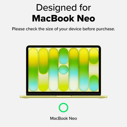 Ringke Slim -suojakuori Apple MacBook Neo 13 tuumalle, mattapintainen läpinäkyvä