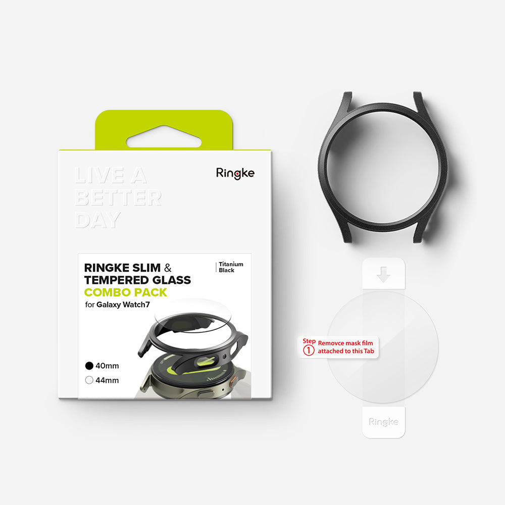 Ringke Slim -kuori Samsung Galaxy Watch7 40mm:lle, harmaa