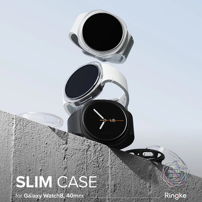 Ringke Slim -kotelo Samsung Galaxy Watch8 40mm:lle, 2 kappaleen setti, Läpinäkyvä
