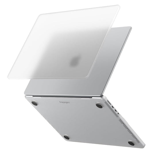 Spigen Airskin -kotelo Apple MacBook Pro 14 tuumaa (2026) / (2025) / (2023) / (2022) / (2021), läpikuultava satiini ACS11528