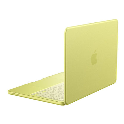 Spigen Airskin -kotelo Apple MacBook Neo 13 tuumaa varten, satiinikeltainen ACS11544
