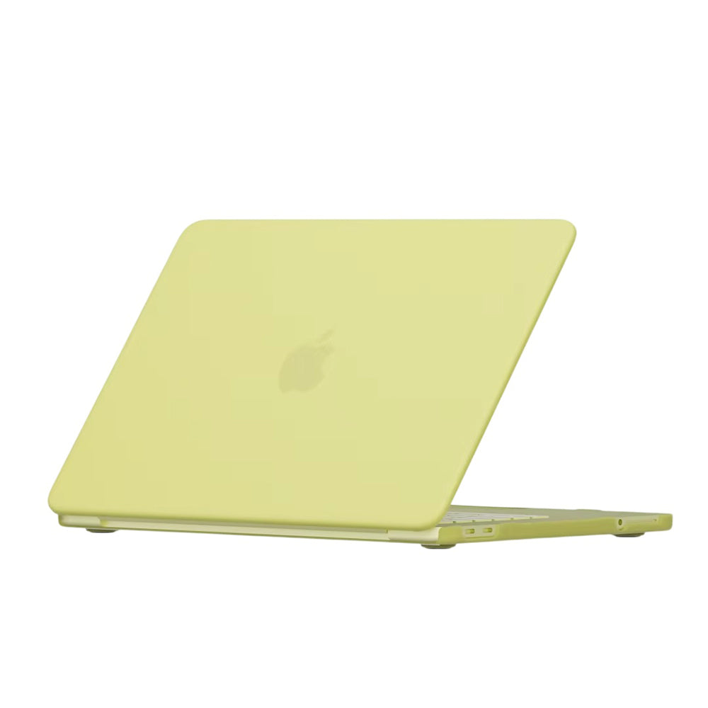 Spigen Airskin -kotelo Apple MacBook Neo 13 tuumaa varten, satiinikeltainen ACS11544