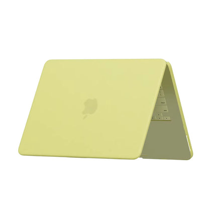 Spigen Airskin -kotelo Apple MacBook Neo 13 tuumaa varten, satiinikeltainen ACS11544