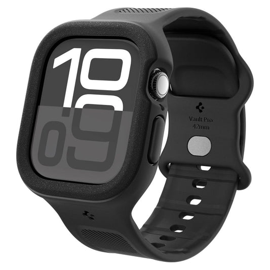 Spigen Caseology Vault Pro -ranneke Apple Watch Series 10 / 11 42mm, Mattamusta ACS09390
