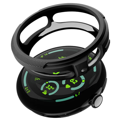 Spigen Liquid Air -kuori Google Pixel Watch 4 41mm:lle, Matta Musta ACS09483