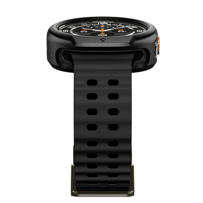 Spigen Liquid Air -kuori Samsung Galaxy Watch Ultra2:lle, Matta Musta ACS11610