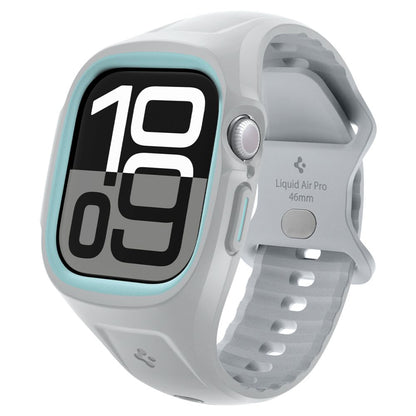 Spigen Liquid Air Pro -kotelo Apple Watch Series 10 / 11 46mm, Harmaa ACS09318