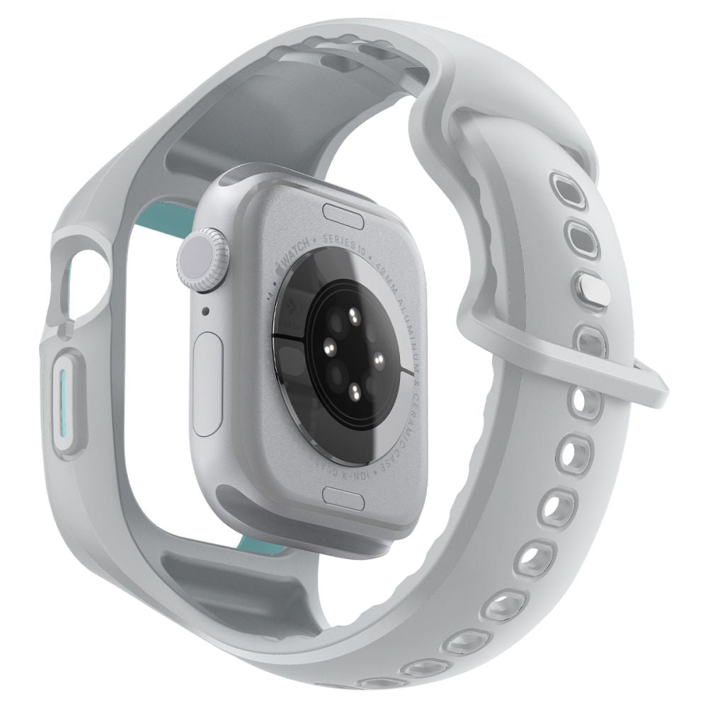 Spigen Liquid Air Pro -kotelo Apple Watch Series 10 / 11 46mm, Harmaa ACS09318