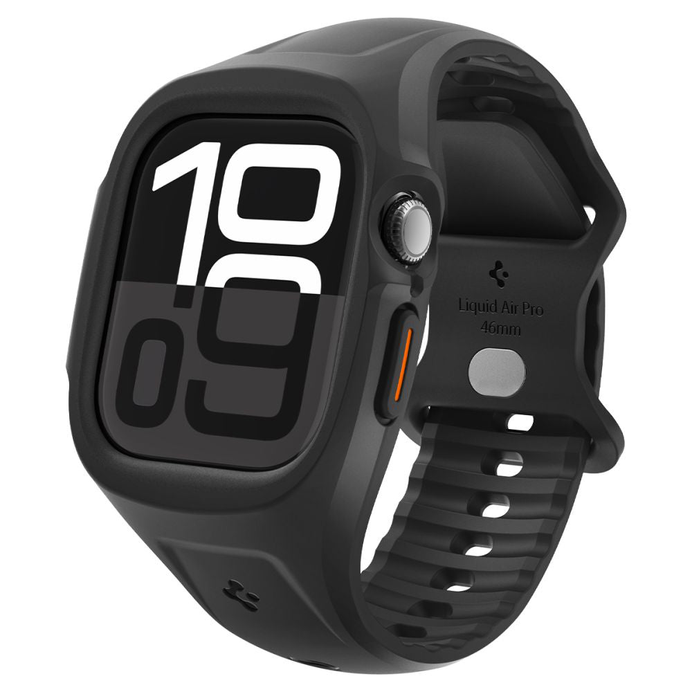 Spigen Liquid Air Pro Case for Apple Watch Series 10 / 11 46mm, Matte Black ACS09317