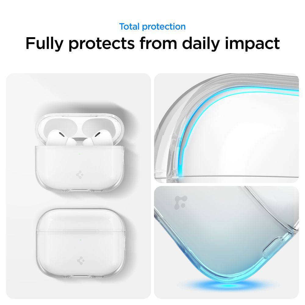 Spigen Liquid Crystal -suojakotelo Apple AirPods Pro 3:lle, Läpinäkyvä ACS10019