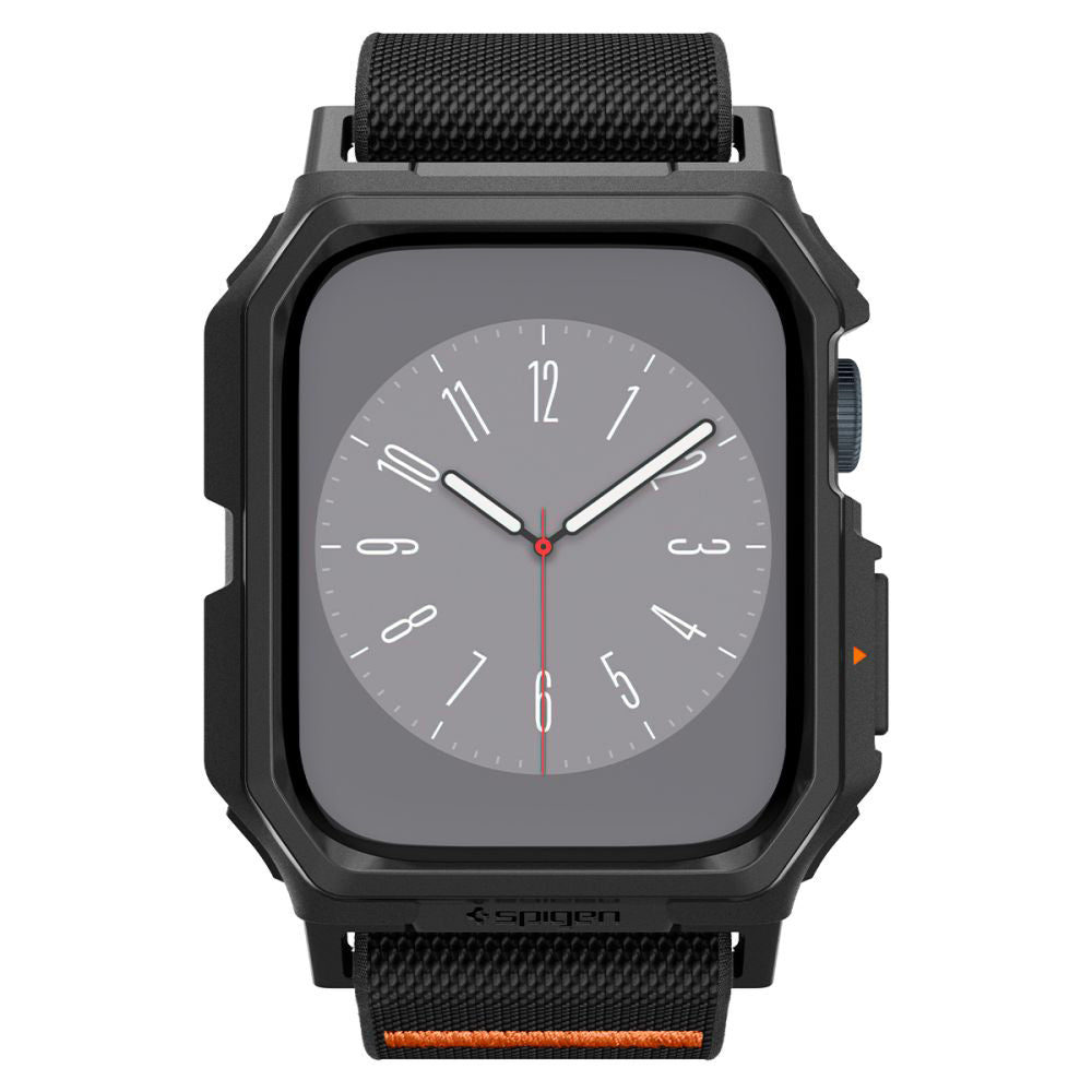 Spigen Lite Fit Pro -kotelo Apple Watch 44mm Seriesille, Mattamusta ACS07103