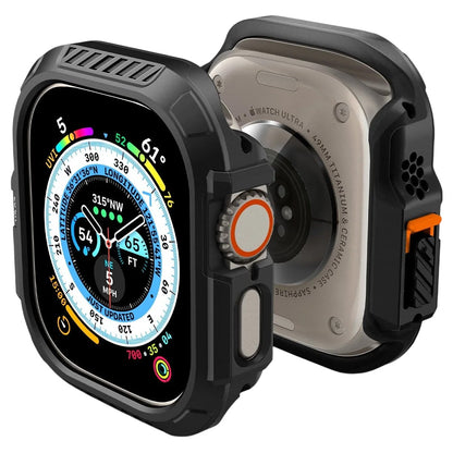 Spigen Lock Fit -kuori Apple Watch Ultra Seriesille, mattamusta ACS06208