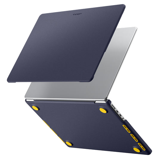 Spigen Nano Pop -kotelo Apple MacBook Pro 14 tuumaa (2026) / (2025) / (2024) / (2023) / (2021), Laivastonsininen ACS11271